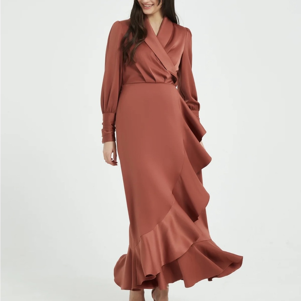 Amariah Maya Maxi Dress - Pecan Wrap Dress